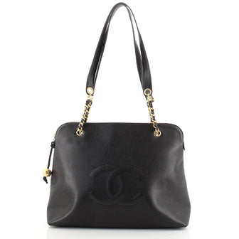 Chanel Vintage Timeless Zip Tote Caviar Large