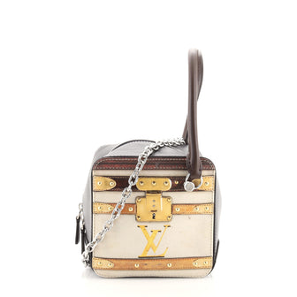 Louis Vuitton Square Bag Limited Edition Time Trunk Canvas