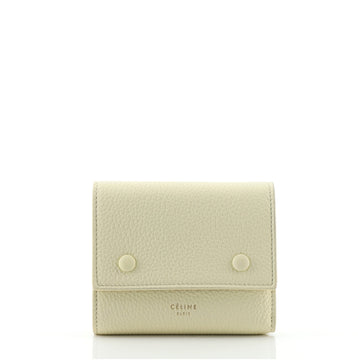 Celine Multifunction Flap Wallet Leather Small