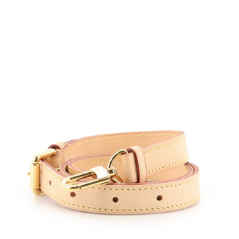 Louis Vuitton Adjustable Shoulder Strap Vachetta Leather 20mm