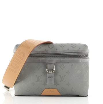 Louis Vuitton Messenger Bag Limited Edition Titanium Monogram Canvas PM