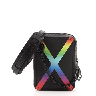 Louis Vuitton Danube Messenger Bag Rainbow Taiga Leather