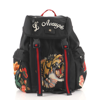 Gucci Techpack Backpack Embroidered Techno Canvas