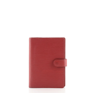 Louis Vuitton Ring Agenda Cover Epi Leather PM