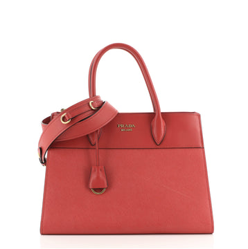 Prada Paradigme Tote Saffiano with City Calf Medium