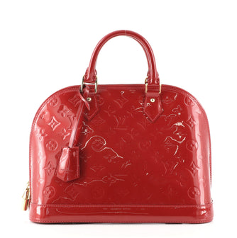 Louis Vuitton Alma Handbag Monogram Vernis PM