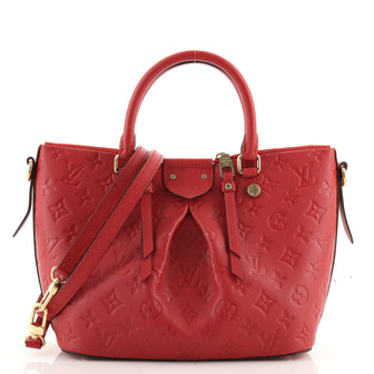Louis Vuitton Mazarine Handbag Monogram Empreinte Leather PM