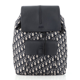 Christian Dior Motion Backpack Oblique Nylon with Leather Medium