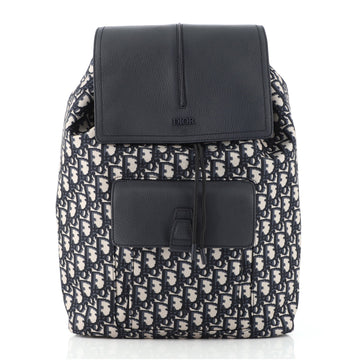 Christian Dior Motion Backpack Oblique Nylon with Leather Medium