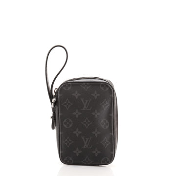 Louis Vuitton Box Clutch Monogram Eclipse Canvas