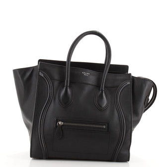 Celine Luggage Bag Grainy Leather Mini