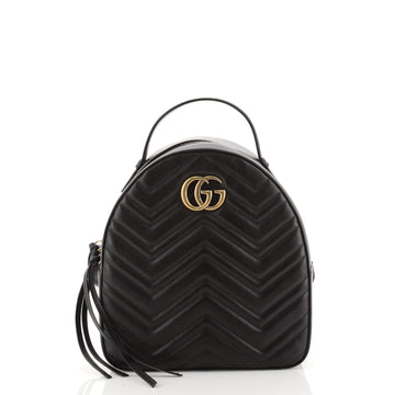 Gucci GG Marmont Backpack Matelasse Leather Small