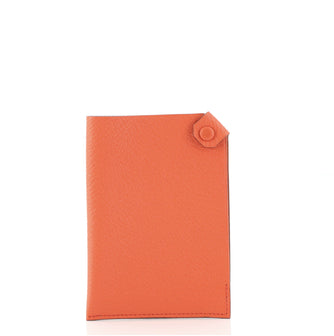 Hermes Tarmac Passport Holder Leather