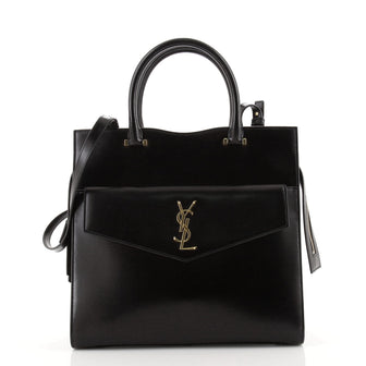 Saint Laurent Uptown Tote Leather Large