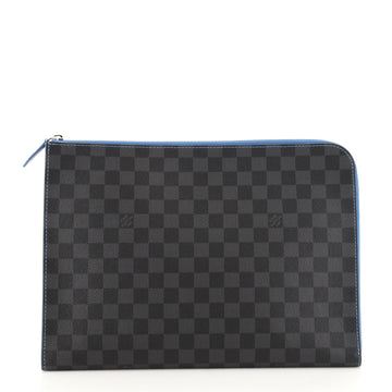 Louis Vuitton Zip Around Pochette Jour Damier Graphite GM
