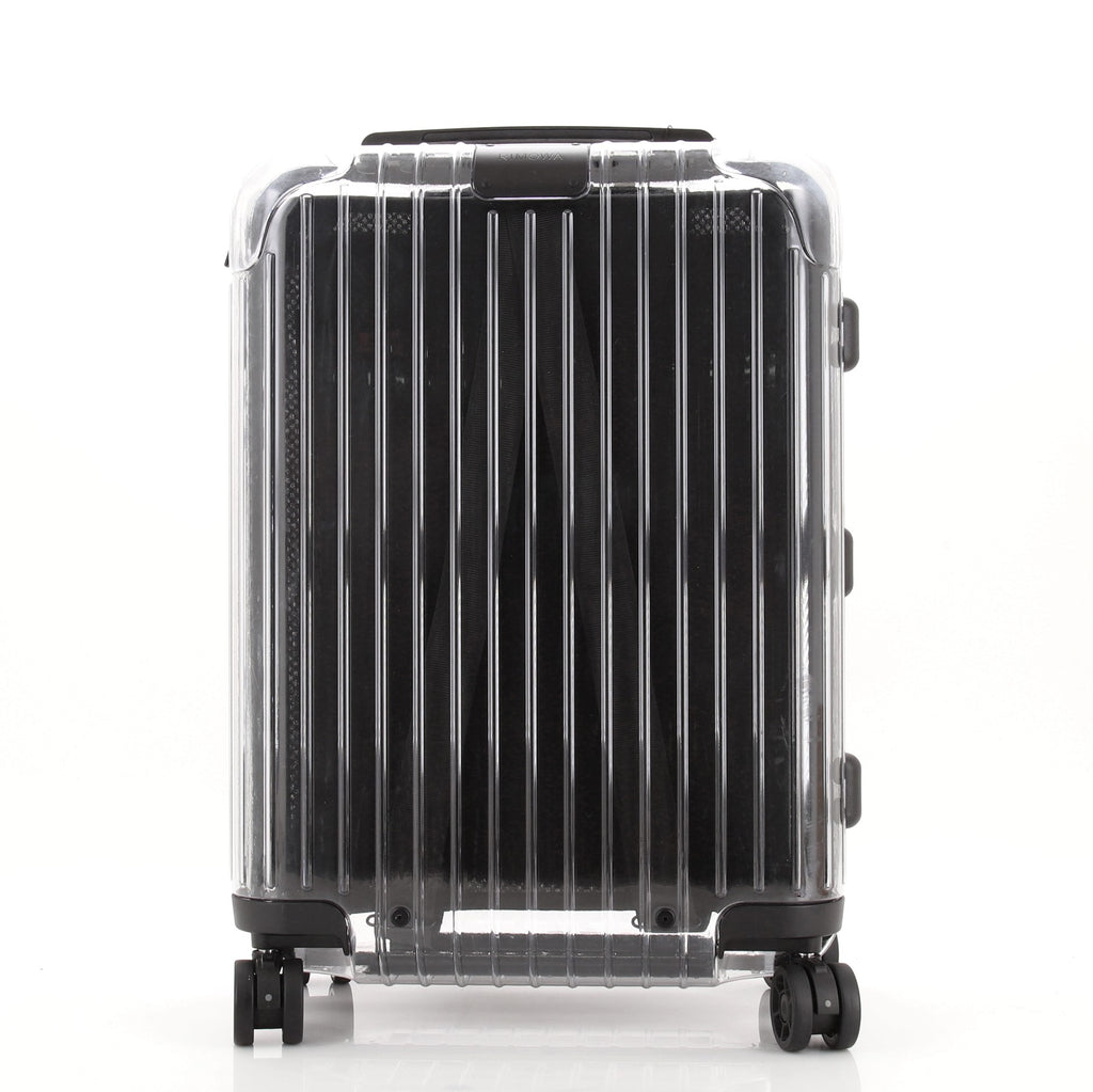 Off White Off White x Rimowa Transparent Carry On Rolling Luggage  Polycarbonate Clear 79559533