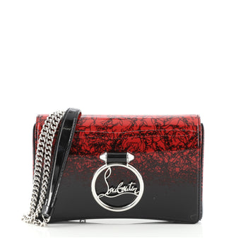 Christian Louboutin Rubylou Clutch Printed Patent