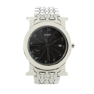 Hermes Heure H Ronde Quartz Watch Stainless Steel 40