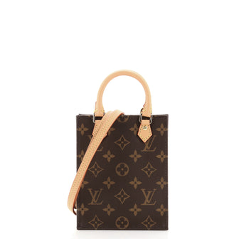 Louis Vuitton Petit Sac Plat Bag Monogram Canvas