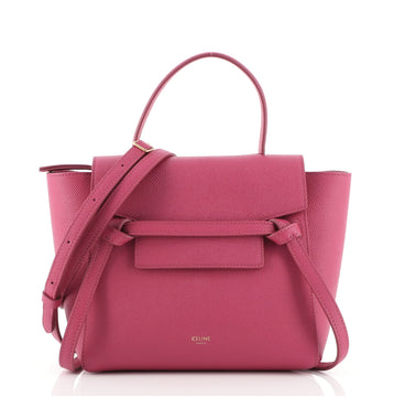 Celine Belt Bag Textured Leather Nano