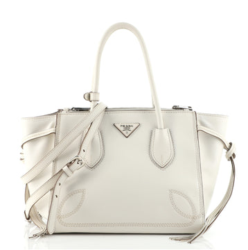 Prada Tassel Twin Pocket Tote City Calf Small