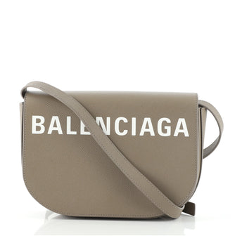 Balenciaga Logo Ville Day Bag Leather Small