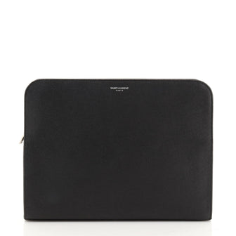 Saint Laurent Zip Around iPad Case Leather