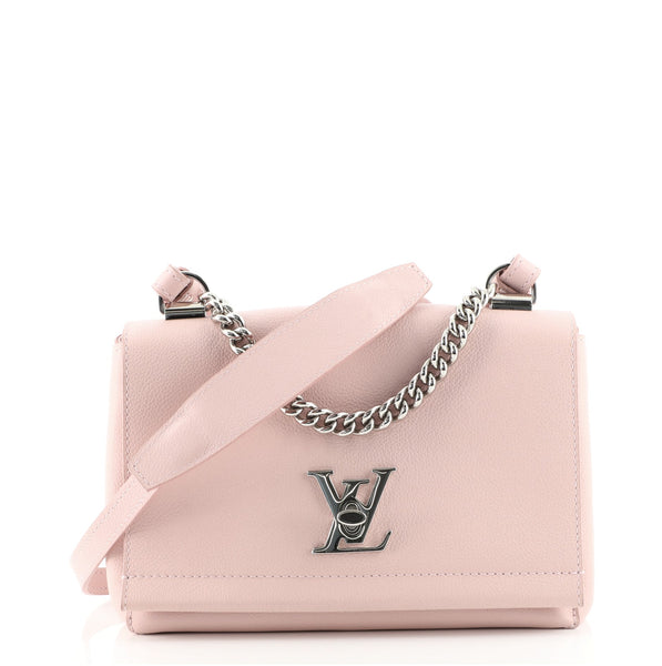 Louis Vuitton Lockme II Handbag Leather BB Pink 7956030