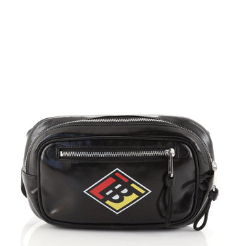 Burberry Logo Bum Bag Printed Leather