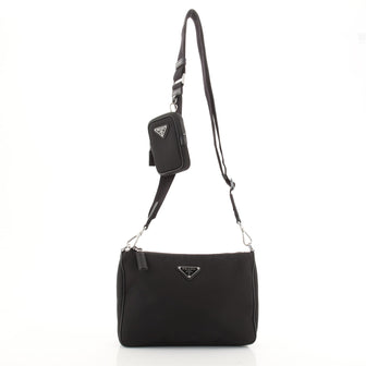 Prada Re-Edition Zip Messenger Bag Tessuto Small