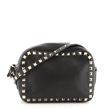 Valentino Rockstud Camera Crossbody Bag Leather