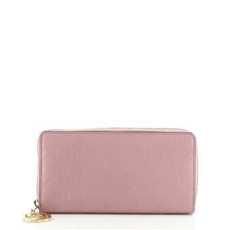 Gucci Icon Zip Around Wallet Guccissima Leather