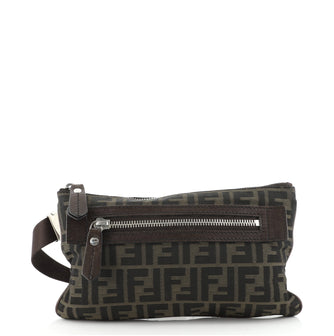 Fendi Vintage Front Pocket Waist Bag Zucca Canvas Medium