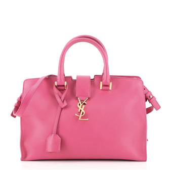 Saint Laurent Monogram Cabas Leather Small