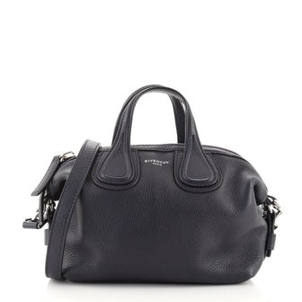 Givenchy Nightingale Crossbody Bag Waxed Leather Micro