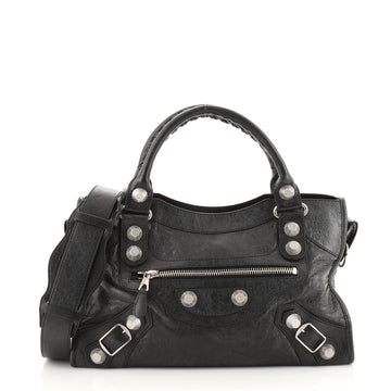 Balenciaga City Giant Studs Bag Leather Medium