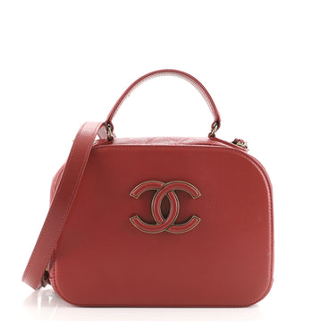 Chanel Coco Curve Vanity Case Calfskin and Quilted Goatskin Small