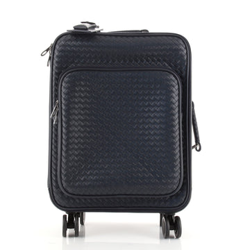 Bottega Veneta Trolley Rolling Luggage Intrecciato Leather Medium