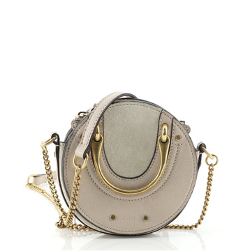 Chloe Pixie Crossbody Bag Leather with Suede Mini
