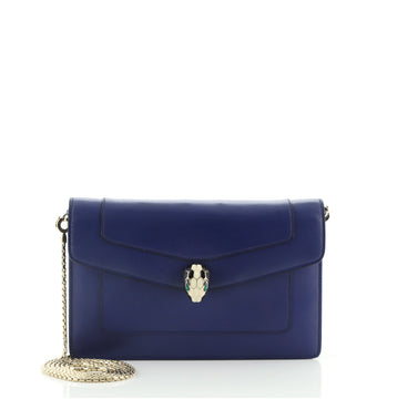 Bvlgari Serpenti Forever Wallet on Chain Leather Small