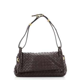 Bottega Veneta Flap Shoulder Bag Intrecciato Nappa Small