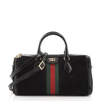 Gucci Ophidia Boston Bag Suede Medium