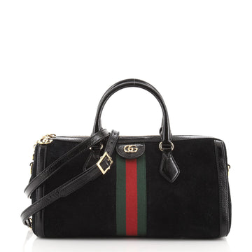 Gucci Ophidia Boston Bag Suede Medium