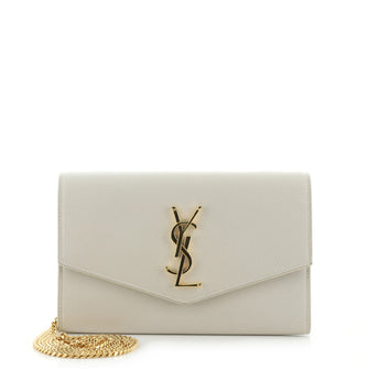 Saint Laurent Uptown Chain Wallet Leather