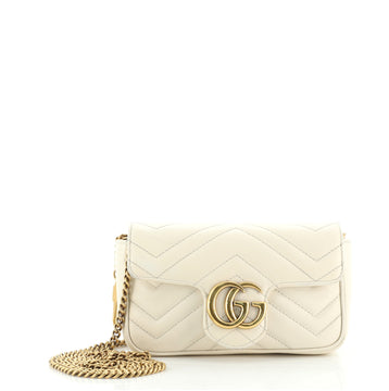 Gucci GG Marmont Flap Bag Matelasse Leather Super Mini