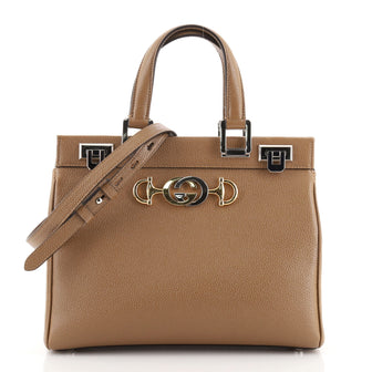 Gucci Zumi Top Handle Bag Leather Small
