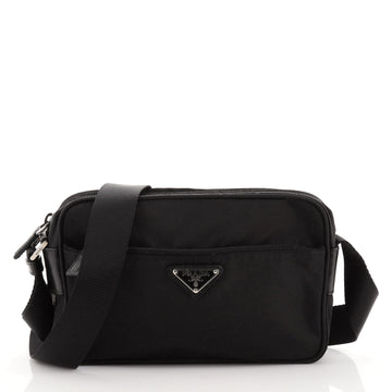 Prada Front Pocket Messenger Bag Tessuto Small