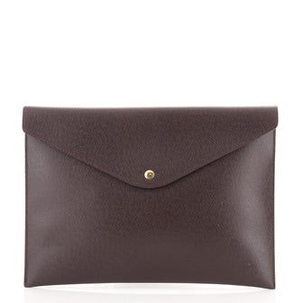 Louis Vuitton Document Case Taiga Leather Large