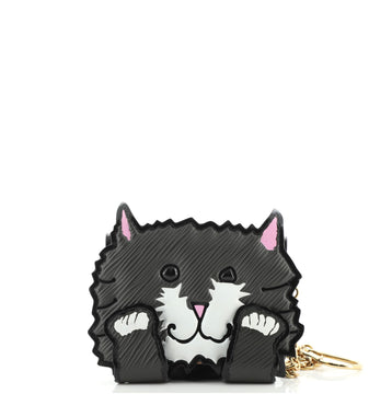 Louis Vuitton Cat Card Case Limited Edition Grace Coddington Epi Leather and Catogram Canvas