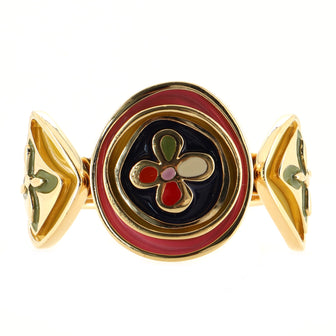 Louis Vuitton Monogram Flower Bracelet Metal and Enamel